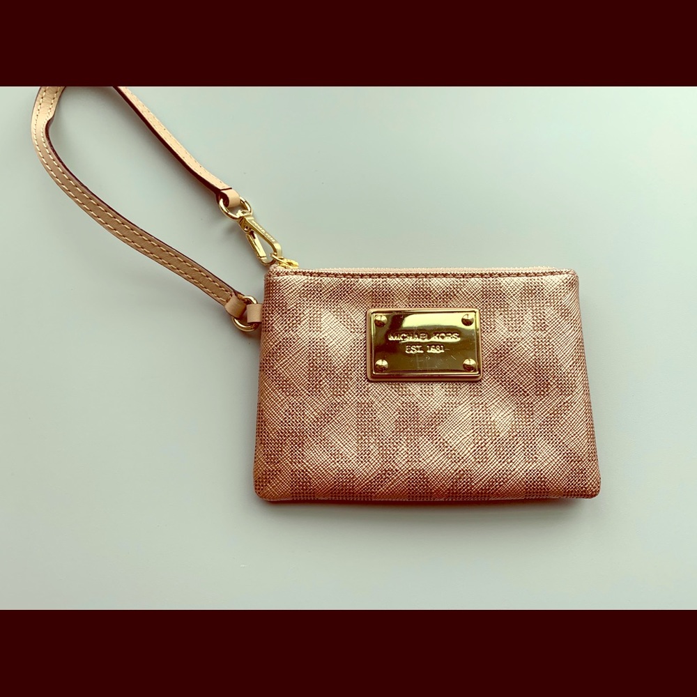 Michael Kors Rose Gold Wristlet